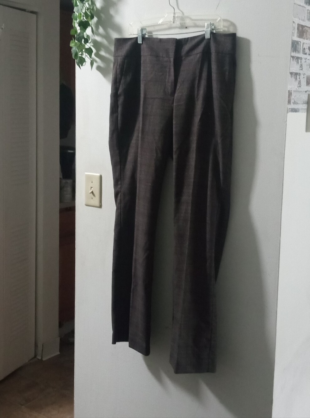 Ann Taylor Plaid Dress Pants Size 12
